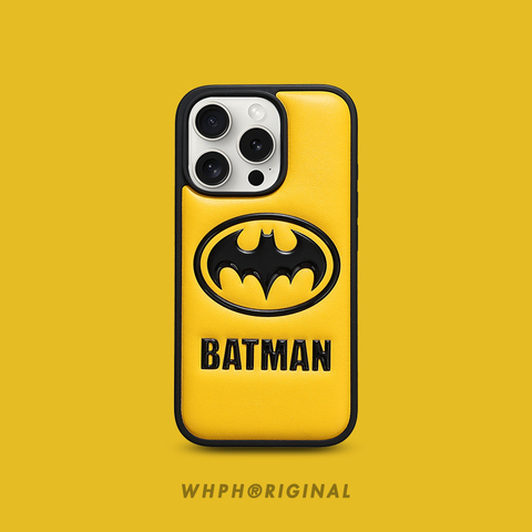 BATMAN 3D Pattern Leather – Plus/Pro/Max – 16, 15, 14, 13 iPhone Case