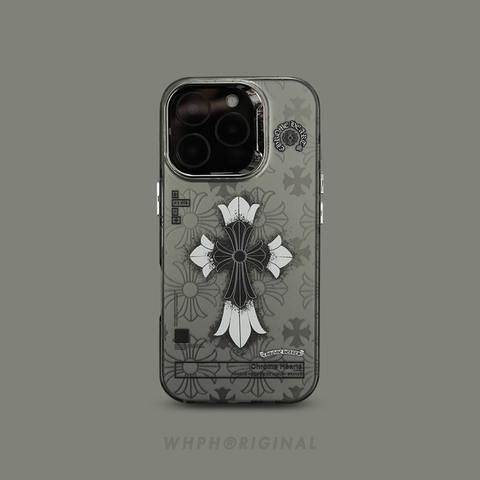Chrome Hearts Leather Cross iPhone Case