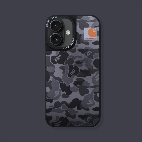 Carhartt Bape Camo Gray Orange iPhone Case