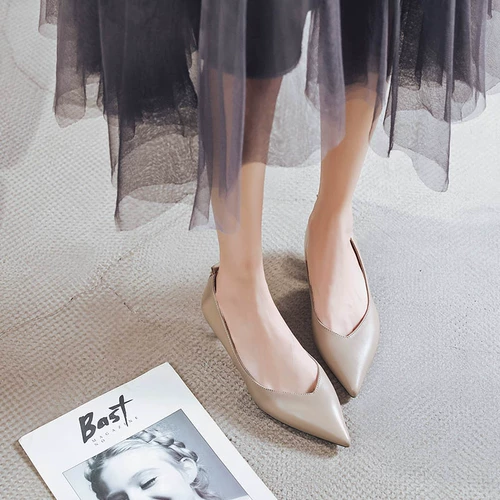 Обувь, рабочие туфли на каблуке, тренд сезона, из натуральной кожи