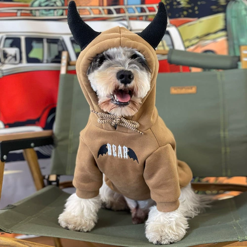 Осенняя и зимняя собачья одежда плюс бархатный свитер, домашние животные, плюшевая фасал Berki Bo Mei Shiba Inu Bago Cat