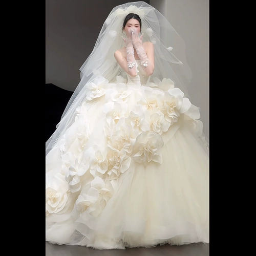 Топ без лямок, модное свадебное платье для принцессы, французский стиль, премиум класс