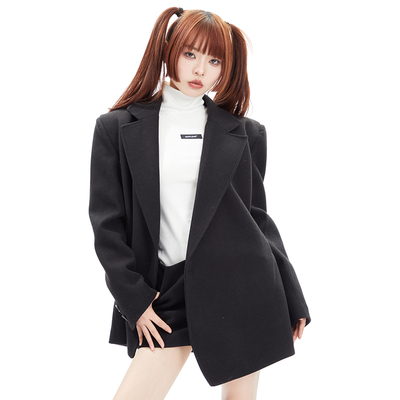 taobao agent Demi-season classic suit, mini-skirt, set
