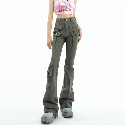 taobao agent Tide, summer retro three dimensional fitted megaphone, 2022, American style, high waist
