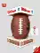 găng tay chơi bóng bầu dục Bóng bầu dục phiên bản game đóng hộp của Mỹ quà tặng cờ thắt lưng bóng bầu dục CHÍNH THỨC Số 9 KÍCH THƯỚC thanh thiếu niên và trẻ em bóng ném rugby bóng bầu dục