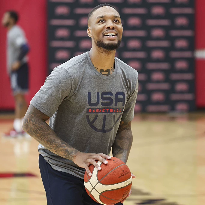 Футболка T-шот с коротким рукавом USA Dream Team мужская американская баскетбольная тренировка принт Dulan Teliradtatum летом