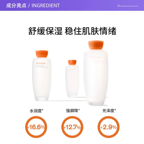Самооперационное Liao Juntao Exclusive Sulwhasoo/Snowflake Show Zixizi Water Milk 7 -Piece, чтобы увлажнить
