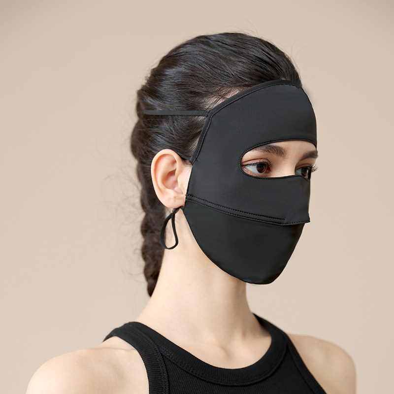 觅橘防晒面罩面基尼冰丝面罩脸罩防紫外线户外立体男女通用TK