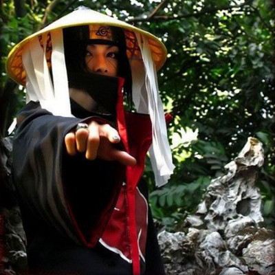 taobao agent Naruto, trench coat, cosplay