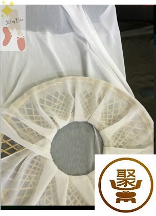 Бамбуковая шляпа Ханфу, шляпа с кисточкой, старинный костюм Шляпа феи Ханфу, мужская рыцарская шляпа, занавеска для фотостудии, защита от солнца и покрытие для лица для женщин