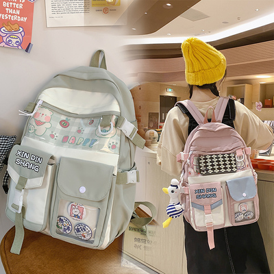 taobao agent Brand cute one-shoulder bag, Japanese shoulder bag, capacious school bag, Korean style, in Japanese style