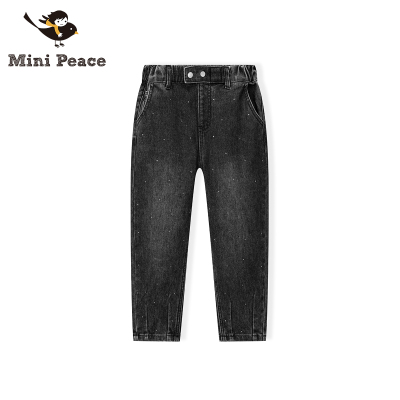 taobao agent Minipeace Taiping Bird Children's Girl Girl Girl Jeans Spring and Autumn F2HAB3277 Ole