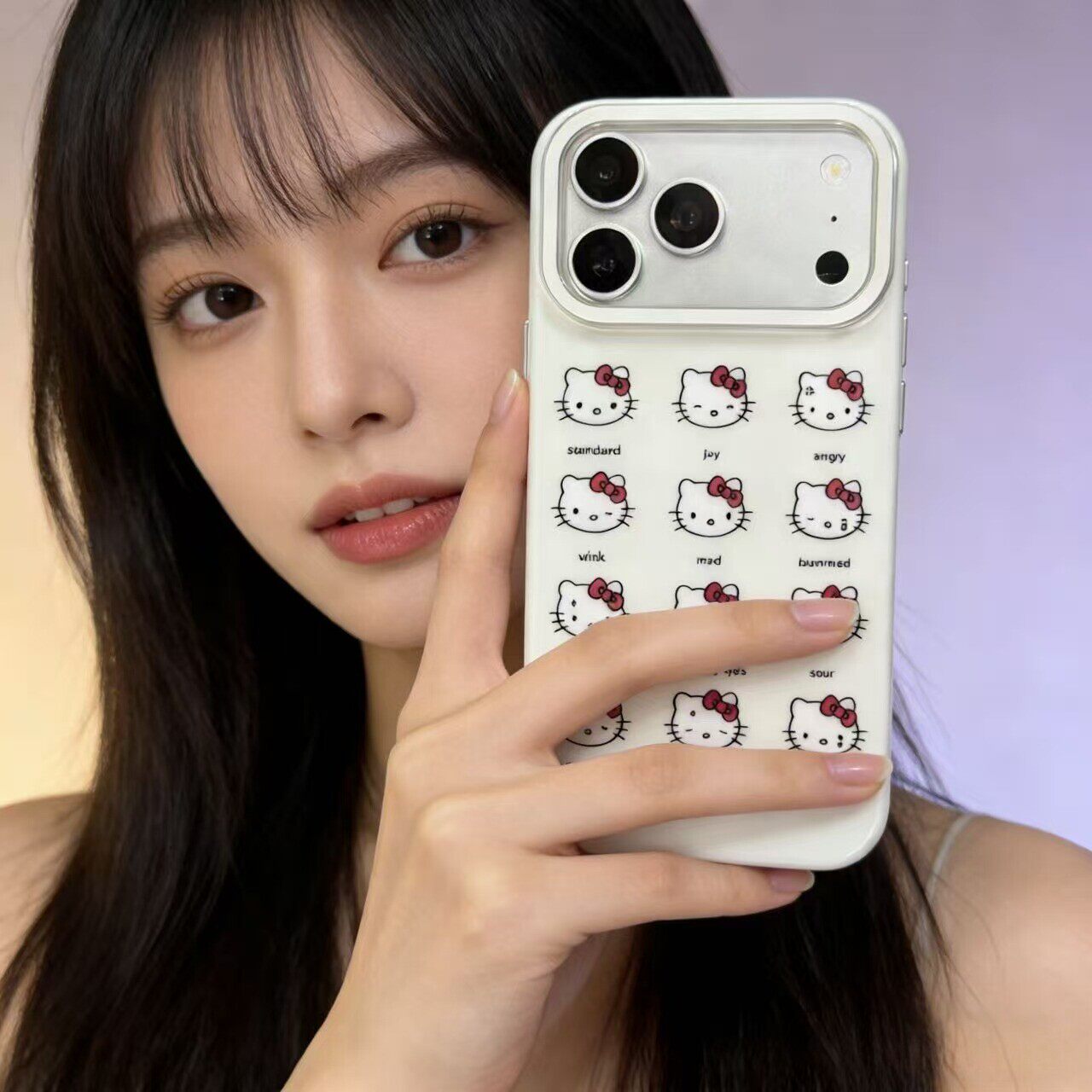 Girls Hello Kitty Expressions Bow iPhone Case