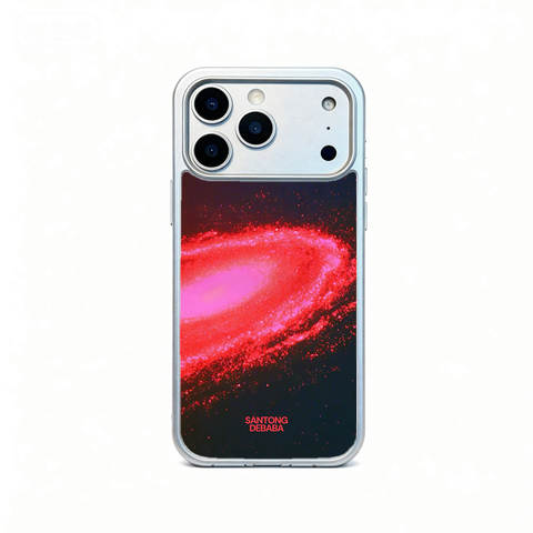 SanTongDeBaba Galaxy Nebula Illustration iPhone Heat dissipation iPhone Case for iPhone 13 – 17