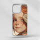 SanTongDeBaba Girl With Black Cat iPhone Case for iPhone 13 – 17
