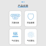 Медицинский газовый атомированный маска бронхий вырезал поглотители кислорода.