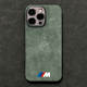 Alcantara Phone Cases Covers Suede Microfiber Anti Fingerprint Business MPerformance AMG Audi Motorsport High End Premium iPhone 15, iPhone 15 Plus, iPhone 15 Pro, iPhone 15 Pro Max