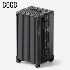 【新品】CECE大容量深仓铝框行李箱拉杆旅行箱加厚结实耐用28寸