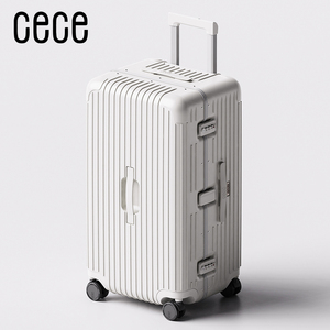 CECE2024新款行李箱女大容量加厚铝框旅行箱男学生拉杆密码皮箱子