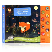 Ночная кнопка животного, чтобы отправить книгу