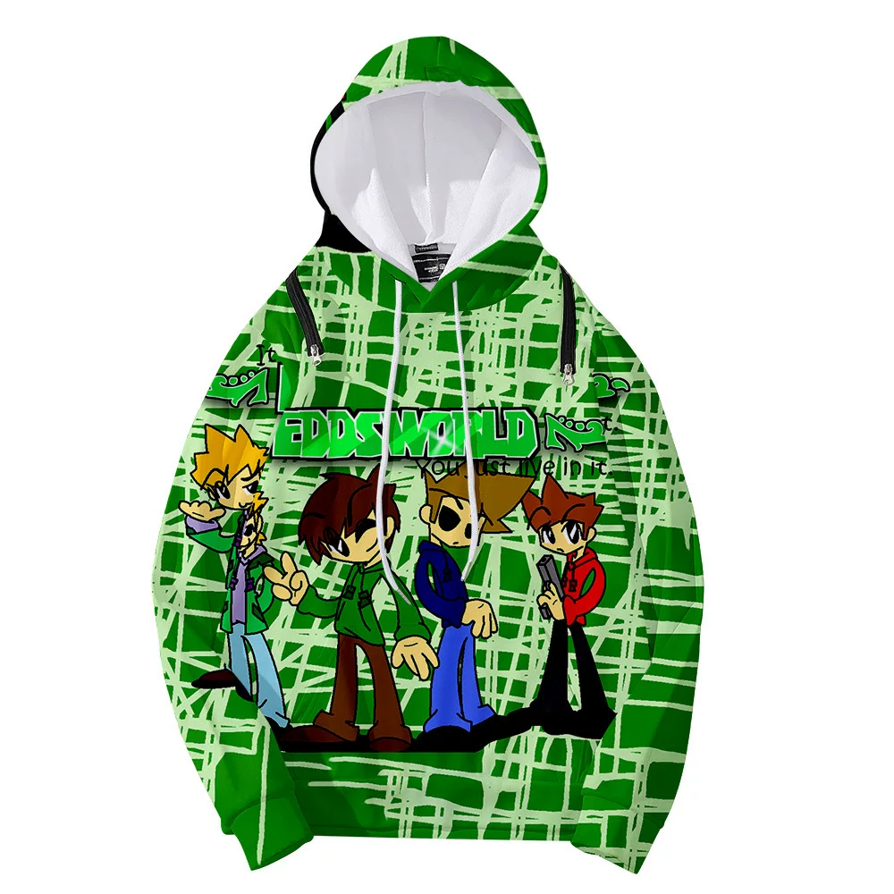 2021 кросс-бортный Amazon EDDSWORLD анимация 3D печать Catable River свободный женский свитер JN