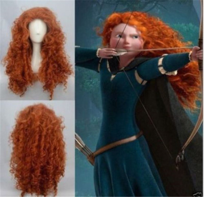 taobao agent Source Spot Brave Legend Merida Brave Merida Anime Playing Cosplay long orange