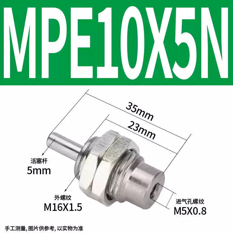 kềm bấm cáp mạng Xi lanh tác động đơn thu nhỏ ren ngoài có lò xo MPE/CJPB/4/6/10/15-5/10/15/20 thay vì SMC keo bắn súng