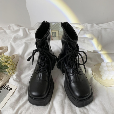 taobao agent Martens, demi-season low boots English style, 2022 collection, trend of season, British style