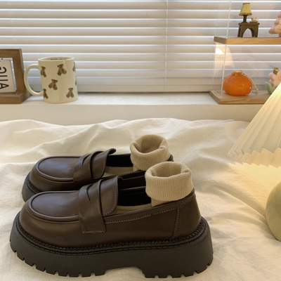 taobao agent High universal demi-season Japanese footwear platform English style, 2022 collection, British style