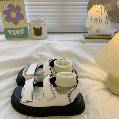 taobao agent White summer sandals, universal footwear platform, 2022 collection