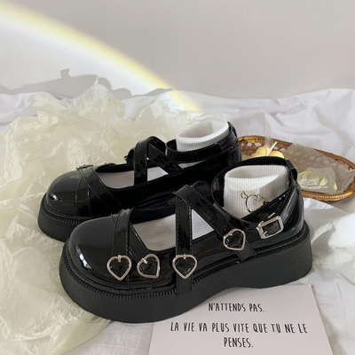 taobao agent Small design Japanese footwear English style platform, trend of season, British style