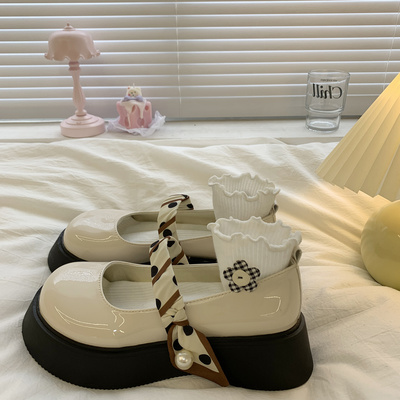 taobao agent Summer thin Japanese suitable with a skirt platform English style, footwear