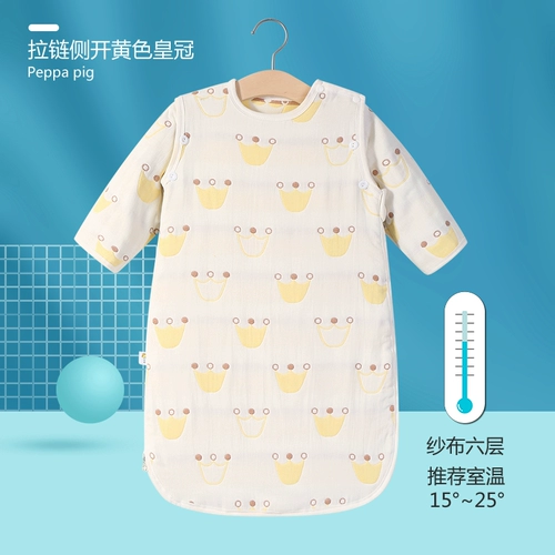 Марлевый летний тонкий хлопковый универсальный спальный мешок для новорожденных на четыре сезона