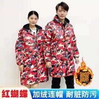 Красная бабочка плюс бархатная капюшона