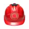 mũ bảo hộ 2 quai Mũ bảo hiểm an toàn quạt năng lượng mặt trời tiêu chuẩn quốc gia ABS công trường mũ bảo hiểm đặc biệt có tấm che quạt để hạ nhiệt và giảm nhiệt mũ trùm bảo hộ Mũ Bảo Hộ