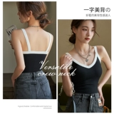 Майка топ, летний тонкий небольшой топ с чашечками, дизайнерское приятное телу нижнее белье, тренд сезона, красивая спина