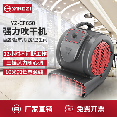 Yangzi мощный напольный вентилятор для отеля, коммерческий ковер, сушка пола, осушение, фен