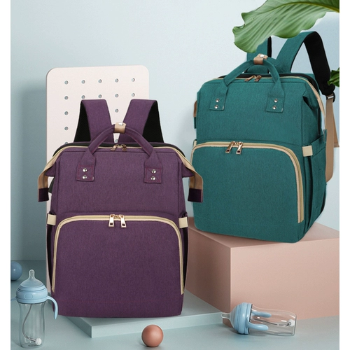 Вместительная и большая портативная складная модная кроватка для матери и ребенка, универсальный рюкзак для выхода на улицу