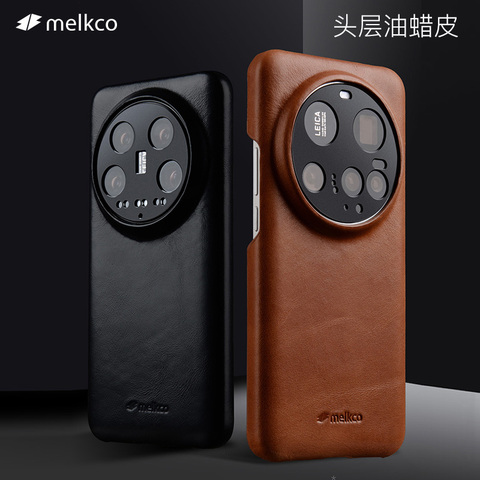 Melkco Genuine Leather , Minimalist Retro Business Style iPhone Case