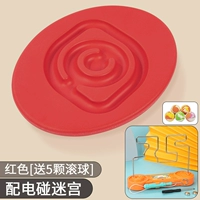 Красная балансировочная доска, лабиринт