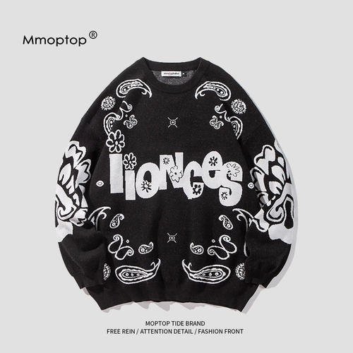 Осенний лонгслив с круглым воротником, мужской трендовый свитер для влюбленных, коллекция 2021, оверсайз