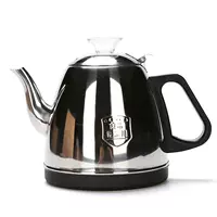 Черный чайник из нержавеющей стали, полностью автоматический