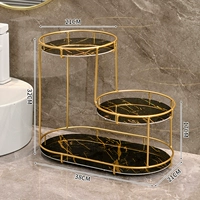 Золотая трехслойная цилиндрическая ПВХ версия черного золота