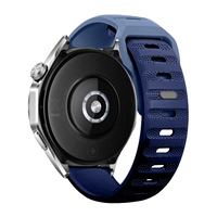 Новая цветовая схема · Официальный и тот же абзац [Ice Ocean Blue с темно -синим] Силиконовый ремешок · Черный пряжка для ногтей