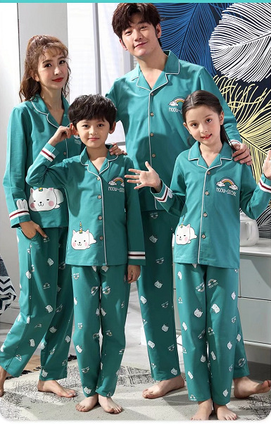Green Pigbaby Home Furnishing Air conditioning clothes baby Inner clothes summer boy girl summer wear children pajamas pure cotton suit Thin