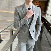 Светло -серый [костюм+брюки] Отправить галстук