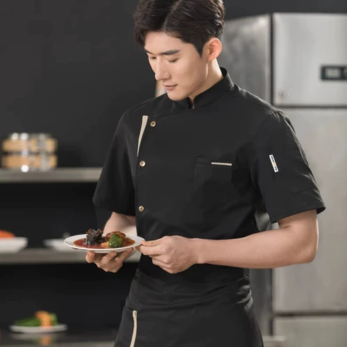 Шеф-костюм индивидуальная летняя летняя шорт-рука.