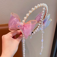 3#розовые голубые волосы обруч