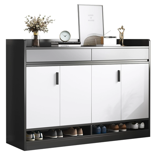 Chaoquduo Шкаф для обуви, домашний дверной проем, крытый шкаф для крыльца, шкаф для хранения входной двери, большая вместительная стойка для хранения, встроенная полка для обуви