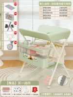 Двухэтажный зеленый скелет, сушилка, коробочка для хранения, беззвучный универсальный набор, поворотные колеса